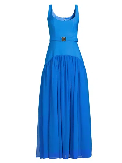 Hutch Ridge Drop-waist Maxi Dress In Cobalt In Blue