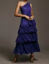 Hutch Xala Dress In Indigo In Multi