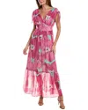 Hutch Yael Maxi Dress In Pink