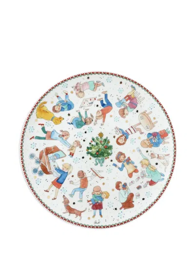 Hutschenreuther Children-scene Christmas Tray (27.9cm) In White