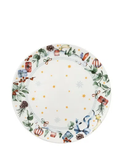 Hutschenreuther Christmas-gift Porcelain Plate (27.9cm) In White