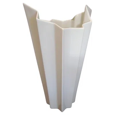 Pre-owned Hutschenreuther , Heinrich Fuchs, Mcm Porcelain Vase, Germany, Circa 1970's In Transparent