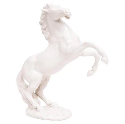 Pre-owned Hutschenreuther Porcelain Horse Statue Lorenz  Germany In Sand