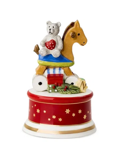 Hutschenreuther Rocking-horse Music Box In Multi