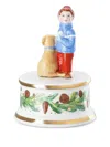 Hutschenreuther Small Christmas Musical Box (12.3cm X 9cm) In White