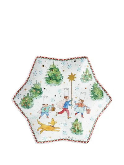 Hutschenreuther Star-shaped Tray (23.6cm) In White