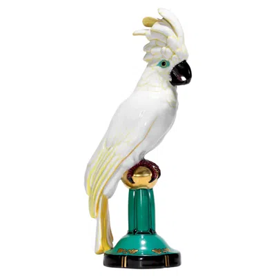 Pre-owned Hutschenreuther -selb Porcelain Figurine "cockatoo" Marked #3 On Base In Gold