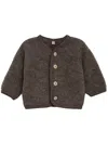Huttelihut Fleece Wool Jacket In Brown