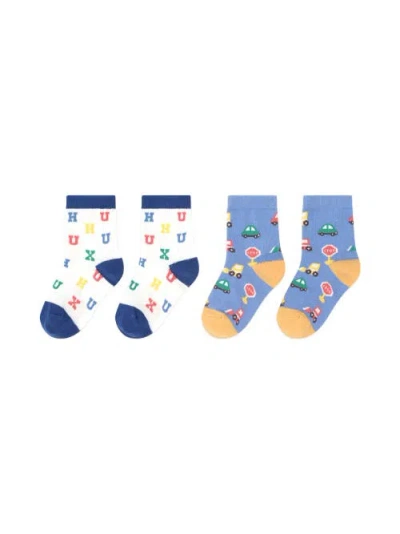 Huxbaby Kids'  2pk Hux Sock In Multi