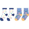 Huxbaby 2pk Hux Sock In Multi