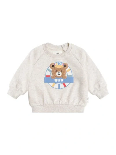 Huxbaby All Aboard Hux Sweatshirt In White
