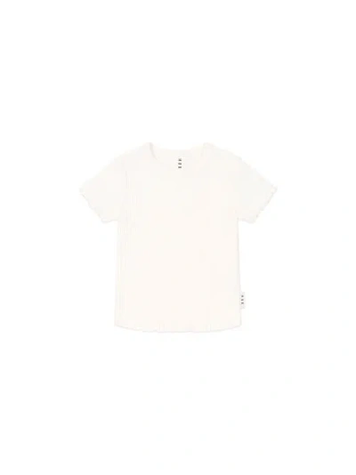 Huxbaby Almond Milk Rib Tee In Neutral