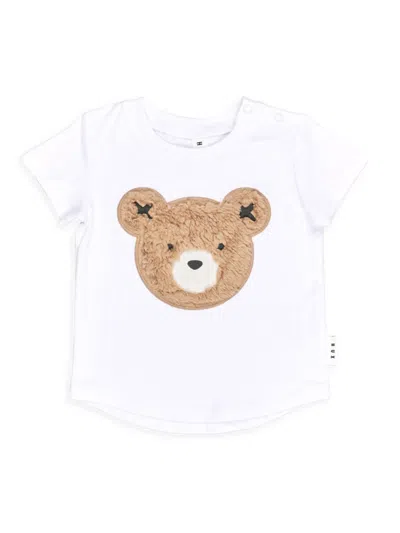 Huxbaby Baby's & Little Kid's Memory Lane Bear Short-sleeve T-shirt In White