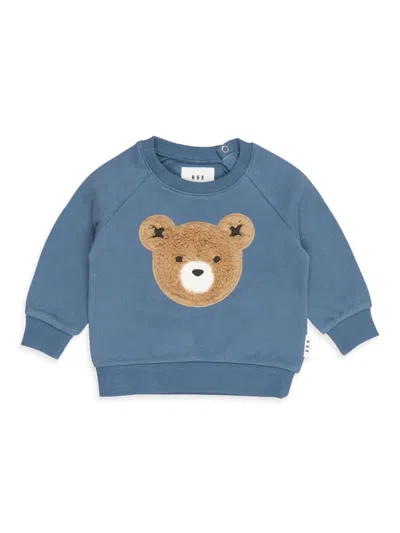 Huxbaby Baby Boy's & Little Boy's Memory Lane Night Furry Huxbear Sweatshirt