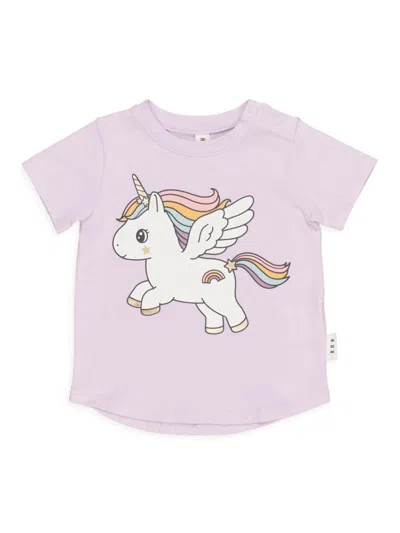 Huxbaby Baby Girl's, Little Girl's & Girl's Memory Lane Magical Unicorn T-shirt In Bright Orchid