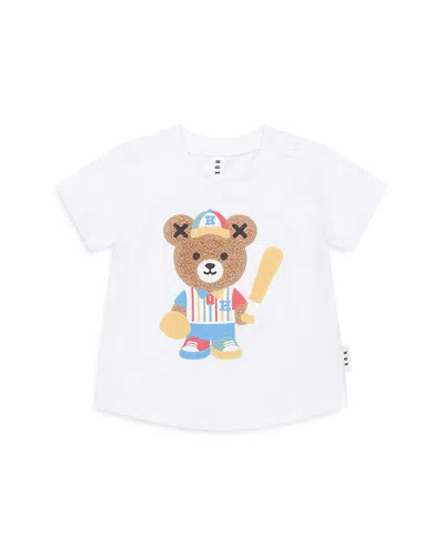 Huxbaby Boys' Baseball Hux Tee - Baby In White