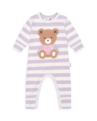 Huxbaby Boys' College Hux Striped Coverall - Baby In Orchid