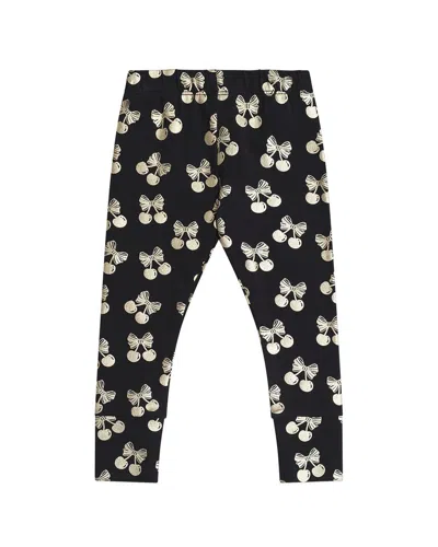 Huxbaby Cherry Pie Gold Special Legging In Black