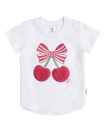 Huxbaby Kids' Cherry Pie T-shirt In White