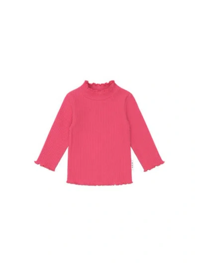 Huxbaby Kids'  Cherry Rib Skivvy In Pink