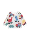 Huxbaby Dino Train Knit Pullover In Multi