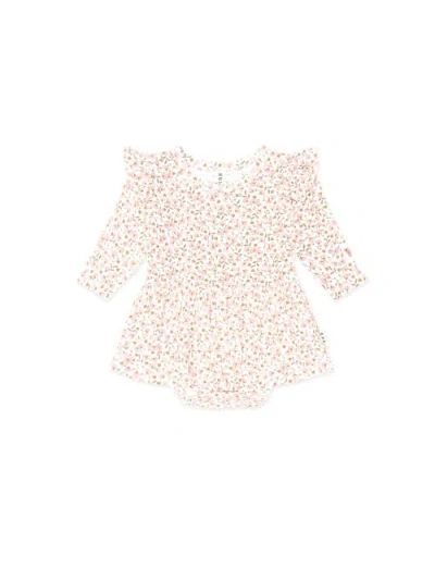 Huxbaby Ditsy Floral Long Sleeve Romper In Multi