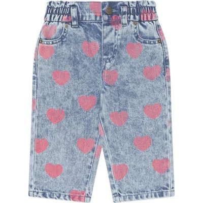 Huxbaby Kids'  Dreamy Denim Hearts Jeans In Blue