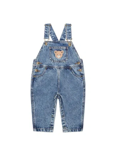 Huxbaby Dreamy Denim Overalls In Blue