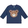 Huxbaby Furry Huxbear Longsleeve Top In Blue