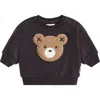 Huxbaby Furry Huxbear Sweatshirt Boys In Black