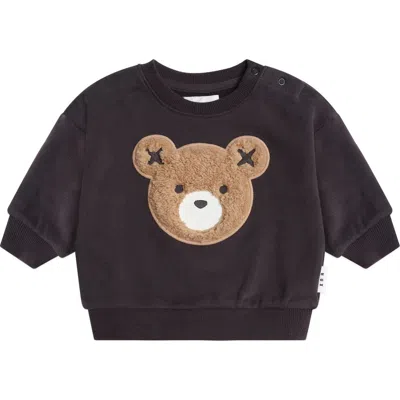Huxbaby Furry Huxbear Sweatshirt Boys In Black