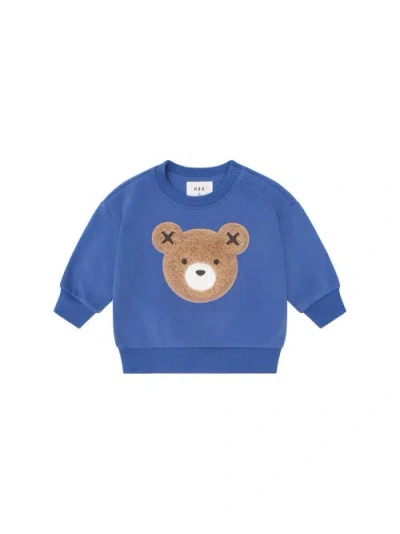 Huxbaby Kids'  Furry Huxbear Sweatshirt Boys In Blue