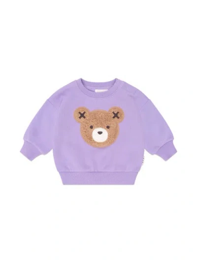 Huxbaby Kids'  Furry Huxbear Sweatshirt Girls In Purple