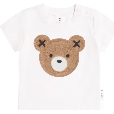 Huxbaby Kids'  Furry Huxbear White Tee
