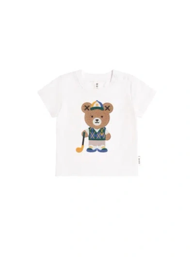 Huxbaby Golfer Hux White Tee In Multi