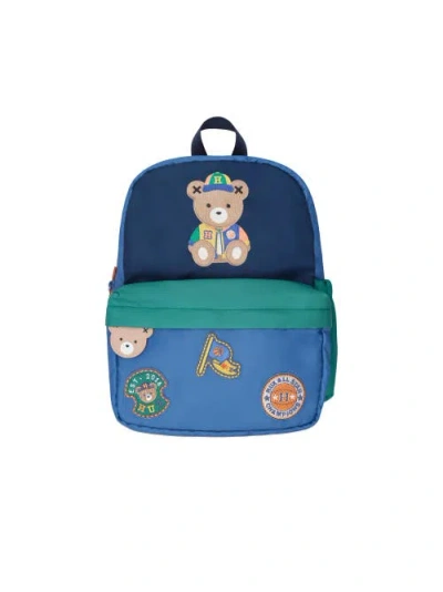 Huxbaby Kids'  Hux Colour Block Varsity Backpack In Blue