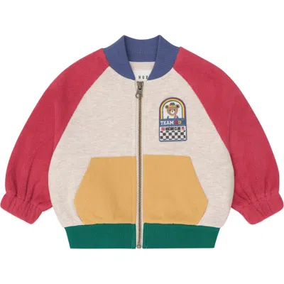 Huxbaby Kids'  Hux Colour Block Zip Sweat In Multi