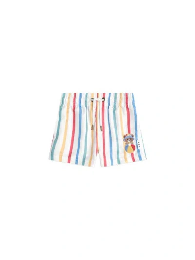 Huxbaby Kids'  Huxbear Stripey Swim Shorts In Multi