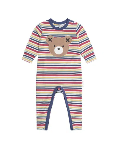 Huxbaby Kids' Huxbear Vintage Stripe Romper In Multi