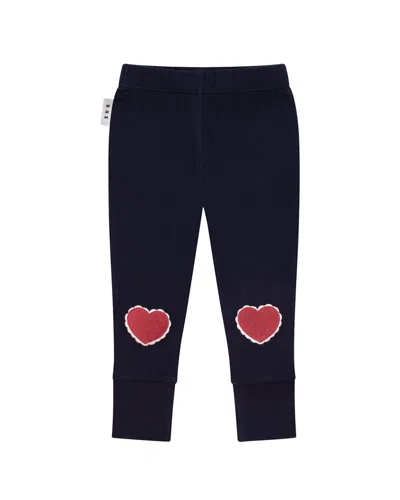 Huxbaby I Heart U Legging In Blue