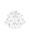 Huxbaby Longsleeve Huxbear Button Up Crisp White In White