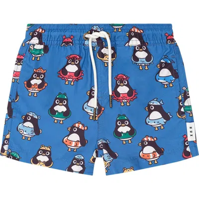 Huxbaby Kids'  Percy Floatie Boardshort In Blue