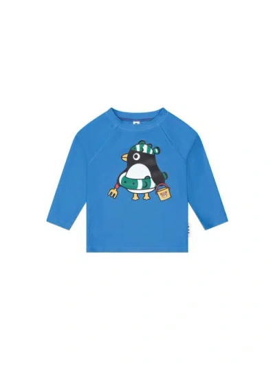 Huxbaby Kids'  Percy Floatie Rashguard In Blue