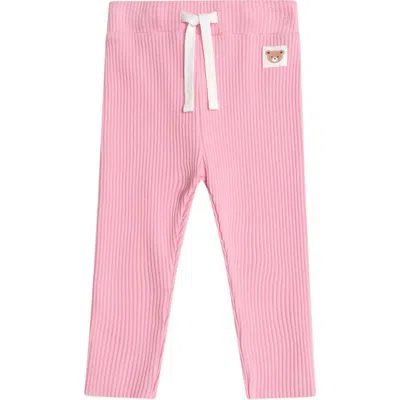 Huxbaby Pink Rib Leggings