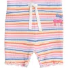 Huxbaby Rainbow Rib Bike Shortie In Multi
