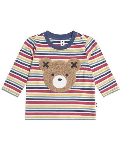 Huxbaby Kids' Rainbow Stripe Huxbear T-shirt In Multi