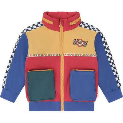 Huxbaby Retro Motosport Windbreaker In Multi