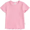 Huxbaby Rib Tee In Pink
