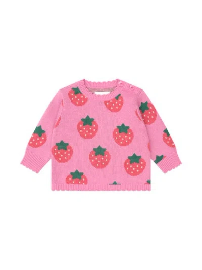 Huxbaby Strawberry Fields Forever Pullover In Pink