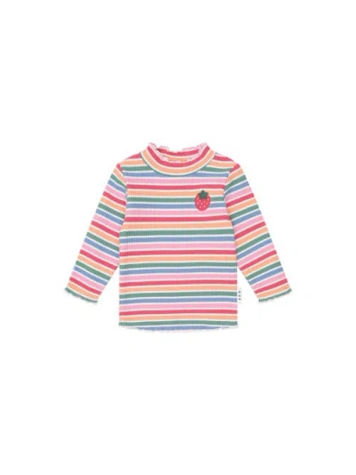 Huxbaby Tutti Frutti Stripe Rib Skivvy In Multi